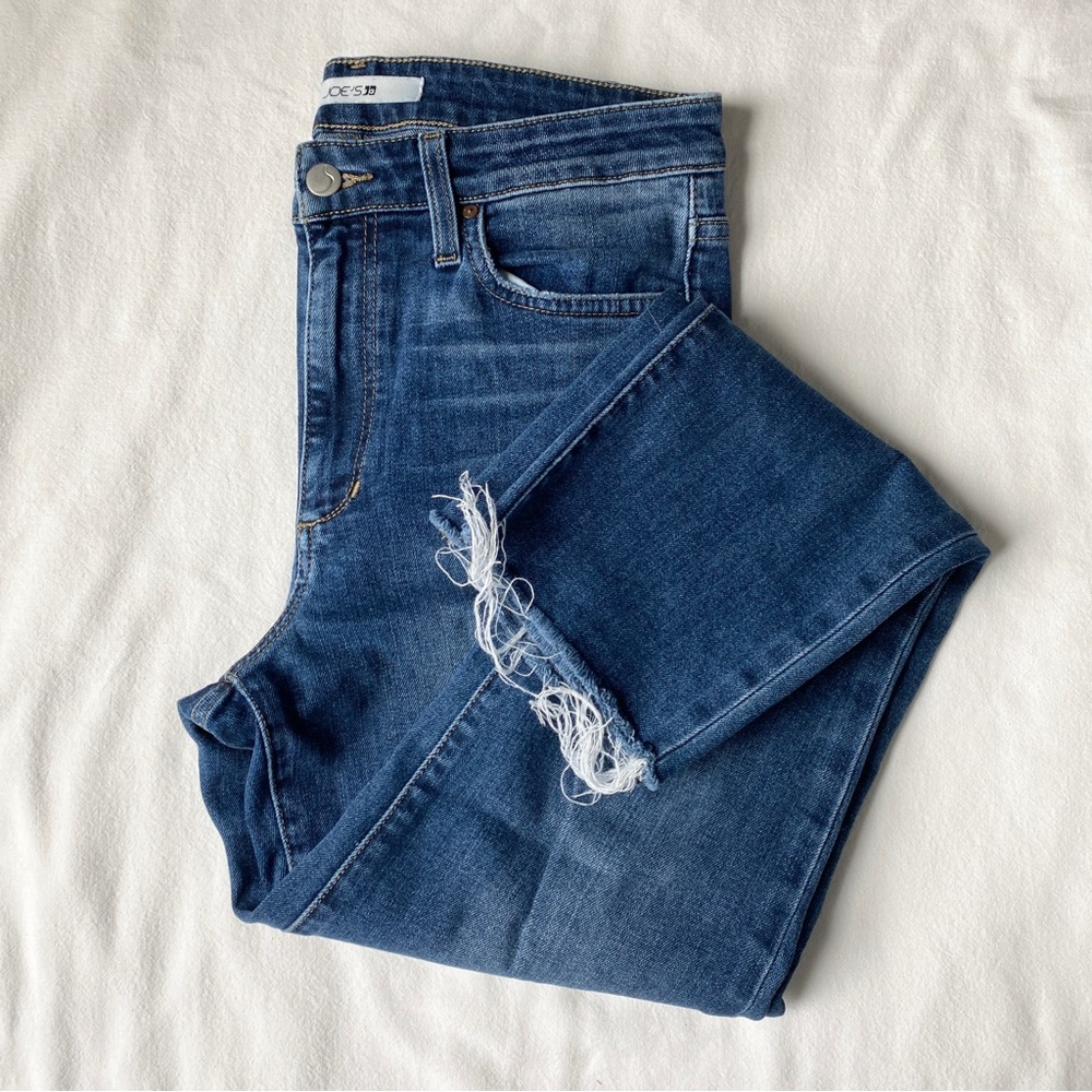 Joe's Jeans Straight Leg Raw Hem Jeans Marquette